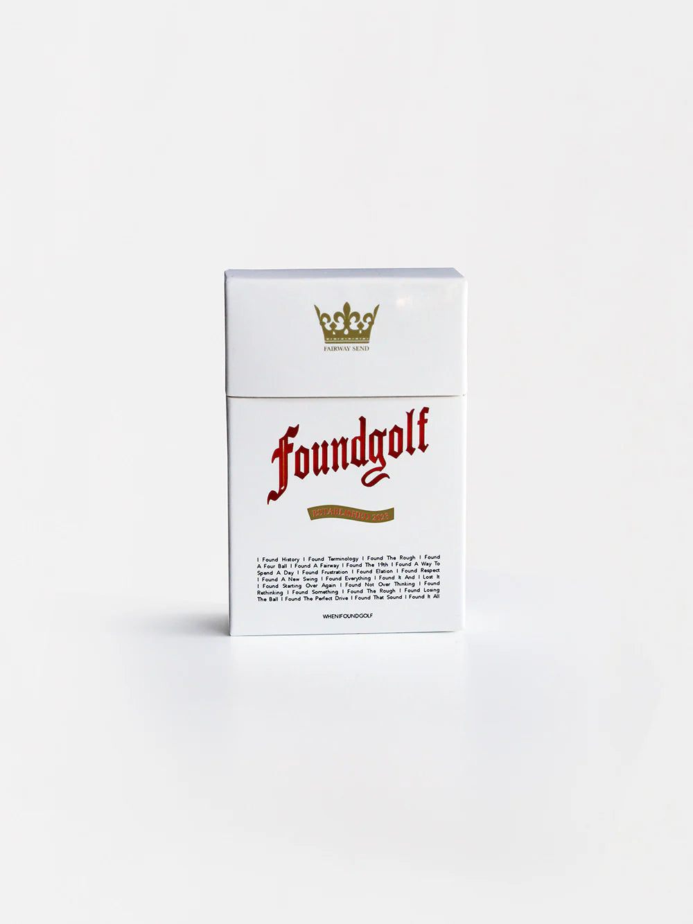 Golf Tees | Re-usable Ciggie Tee Box