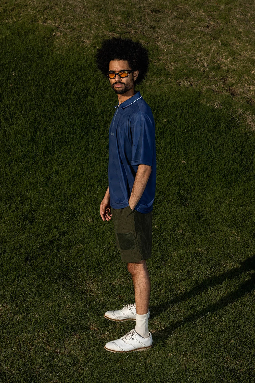 PENTA Golf Polo - Optical (Blue)