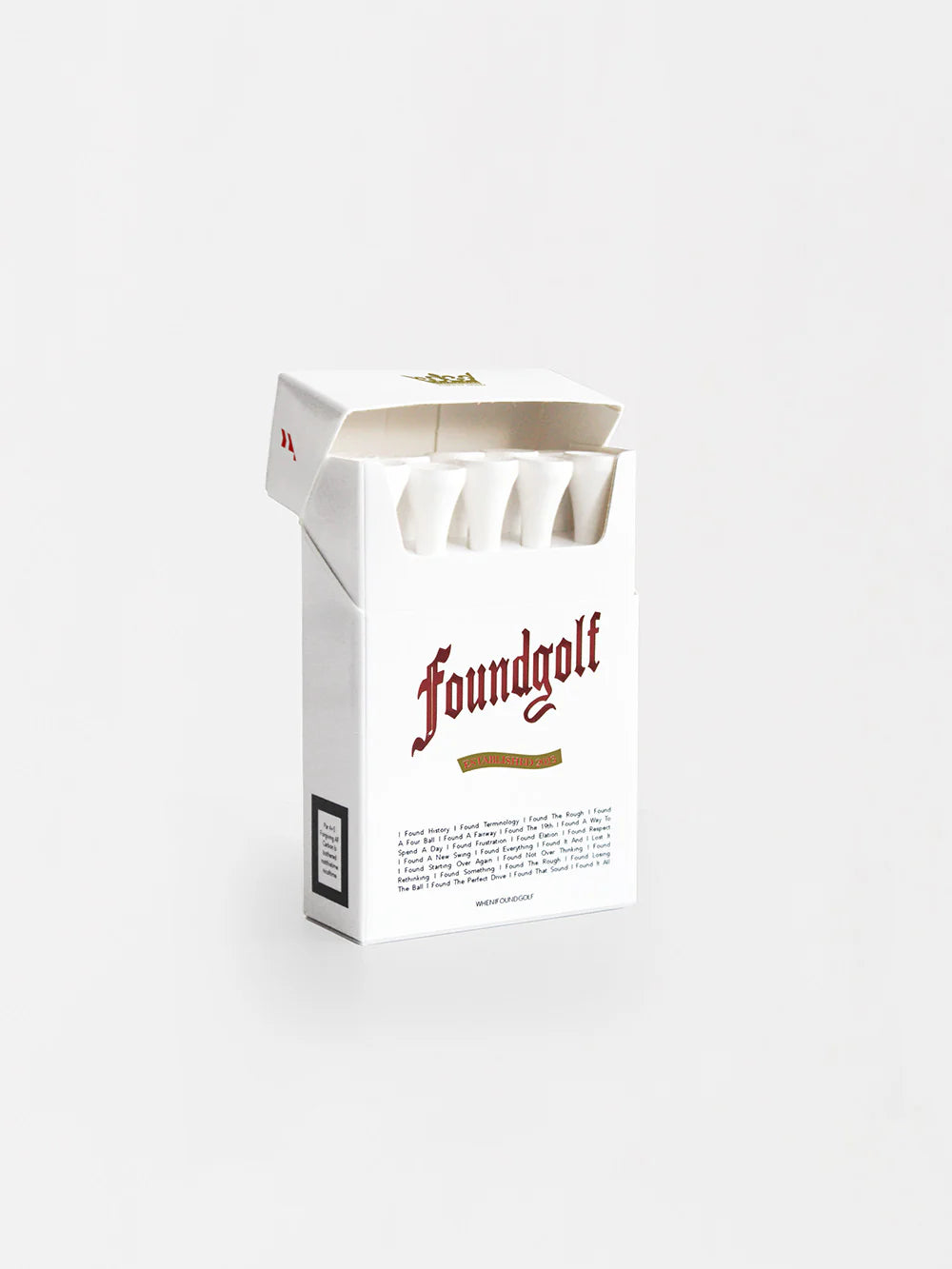 Golf Tees | Re-usable Ciggie Tee Box